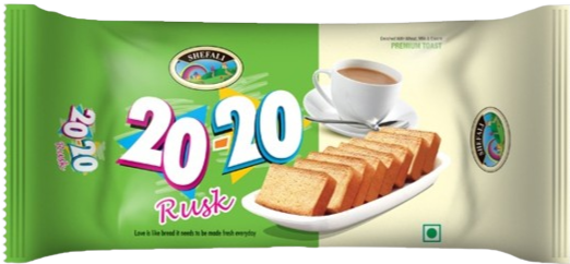 20-20 Rusk Biscuit - Crispy and Crunchy